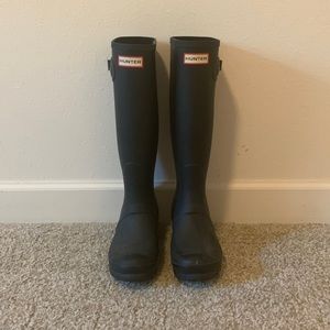 Original Tall Hunter Boots Black
